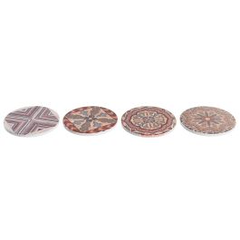 Posavasos Arabe DKD Home Decor Beige Marron 10.8 x 0.7 x 10.8 cm Set de 4 Posavasos Arabe DKD Home Decor Beige Marron 10.8 x 0.7 x 10.8 cm Set de 4