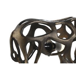 DKD Home Decor Lámpara Sobremesa Aluminio Dorado 11 x 22 x 44 cm