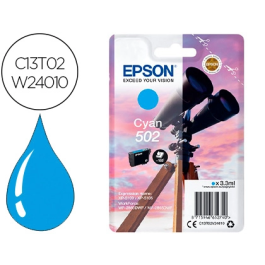 Epson Tinta Cian Xp-5100, 5105 - Wf2860Dwf,2865Dwf - Nº 502XL Precio: 20.50000029. SKU: S8405185