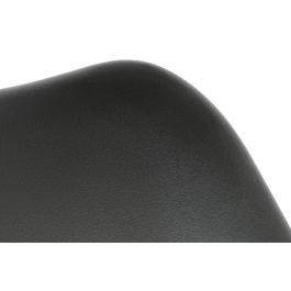 DKD Home Decor Taburete Scandi Negro Haya y Pu 50.5 x 109 x 57.5 cm