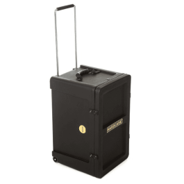 HARDCASE Estuche Hardcase Cajón Flamenco con Ruedas para Protección y Transporte (40x59x42 cm)