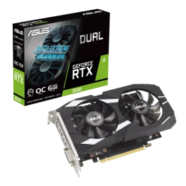 ASUS Dual -RTX3050-O6G NVIDIA GeForce RTX 3050 6 GB GDDR6 ASUS Dual -RTX3050-O6G NVIDIA GeForce RTX 3050 6 GB GDDR6