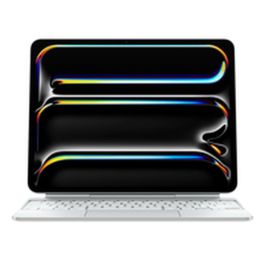 Teclado Apple MWR43Z/A Blanco Qwerty Español Teclado Apple MWR43Z/A Blanco Qwerty Español