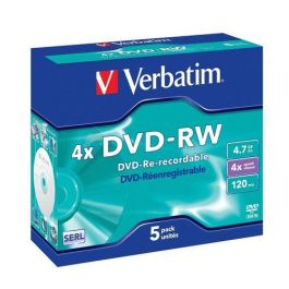 VERBATIM DVD-RW 4.7Gb 4x (Pack 5 unidades) Precio: 9.5000004. SKU: B18LCV6JXS