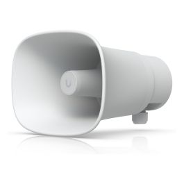 Ubiquiti (UI) UP-AI-Horn-Speaker-W Altavoz IP66 para Exterior de 1 vía, Alimentación PoE, 120 dB, Montaje en Pared, Blanco Precio: 365.6899994. SKU: B14SQESPGP