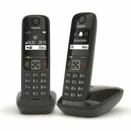Gigaset AS690 Duo Teléfono Fijo Inalámbrico Negro, Manos Libres HSP, Pantalla Ultraleíble, Bloqueo de Llamadas, Directorio 100 Contactos Precio: 74.50000008. SKU: B1BL725L7R