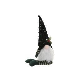 DKD Home Decor Gnomo Figura Navidad Tradicional Surtida Verde Rojo - Pack 4 Unidades Decoración Navideña Alto 50 cm Poliéster y PE