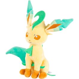 JAZWARES Peluche Pokémon Leafeon 23cm