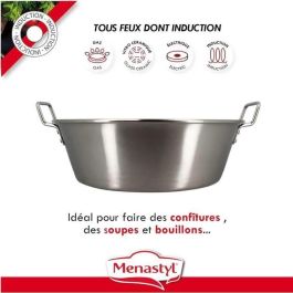 Menastyl 4615452 Bandeja para Mermelada de Acero Inoxidable - 40,5 cm