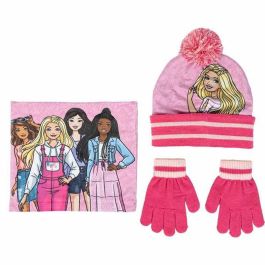 Conjunto 3 piezas snood barbie (gorro, braga cuello y guantes) 2/8 años. Precio: 14.39416. SKU: B1EMZYTQHK