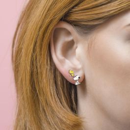 PEERS HARDY Set 2 Pares de Pendientes Oficiales Snoopy y Woodstock