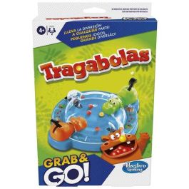 HASBRO Juego de Mesa Tragabolas Hippos Grab and Go para Niños a partir de 6 Años