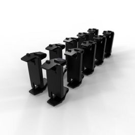 PATCHBOX Panel Ciego para PATCHBOX, Paquete de 10, para cubrir ranuras y mejorar flujo de aire en racks.