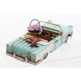 Vehiculo Decoracion Vintage DKD Home Decor Azul Verde Menta 10.5 x 9.5 x 25.8 cm (4 Unidades)