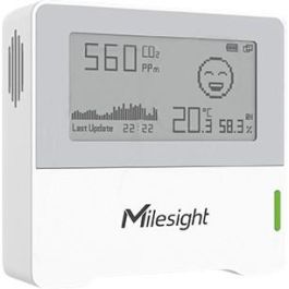 Milesight Sensor de Monitoreo de Ambiente Interior LoRaWAN con Temperatura, Humedad, CO2 y Pantalla E-Ink Precio: 187.89000032. SKU: B165SKEB36