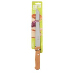 Quttin Cuchillo Pan Natura 20 cm Hoja, 33 cm Total (32 Unidades)