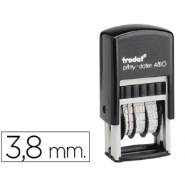 Framun Printy 4810 Fechador Automático Día/Mes/Año 3.8 mm con Banda de 12 Años - Idiomas y Tintas Seleccionables Precio: 8.49999953. SKU: BIX4810