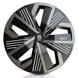 SPC SPC1522BKGR Tapacubos Nagoya Bicolor 15" Negro - Gris Kit 4 Piezas SPC SPC1522BKGR Tapacubos Nagoya Bicolor 15" Negro - Gris Kit 4 Piezas