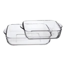 Set 2 bandejas cuadradas para horno Precio: 17.78999959. SKU: S7908426