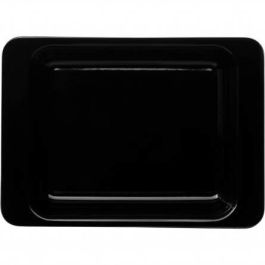 WMF Cazuela para Hornear Rectangular Cerámica/Acero/Madera Negra/Marrón, Apta para Lavavajillas y Horno, 360mm
