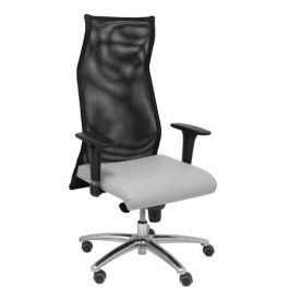 Sillon Piqueras Y Crespo Sahuco Direccion Uso Intensivo (8H) Brazos Regulables Mecanismo Sincro Respaldo Malla Transpirable Negro Y Asiento Tapizado Similpiel Gris Claro Precio: 522.50000022. SKU: S5703753