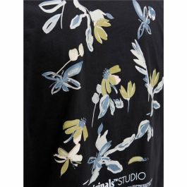 Camiseta de Manga Corta Hombre Jack & Jones Jorvarenna Painted Negro
