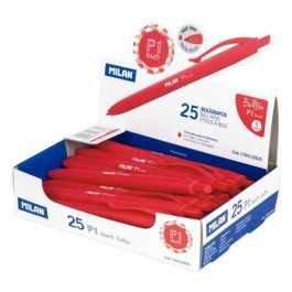 Milan 176512925 bolígrafo Rojo Bolígrafo de punta retráctil con pulsador 25 pieza(s) Precio: 18.49999976. SKU: BIX176512925