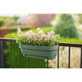 Elho ELH8711904521745 Plantador Rectangular con Depósito de Agua de Plástico, Ø 50 cm, Verde Elho ELH8711904521745 Plantador Rectangular con Depósito de Agua de Plástico, Ø 50 cm, Verde