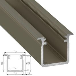 Perfíl Aluminio Tipo G 2,02M Perfíl Aluminio Tipo G 2,02M