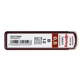 Rotring Minas de Polímero 0.5 mm HB, Recambio para Portaminas, Tubo de 12 Unidades Precio: 13.50000025. SKU: B14HXPDFG4
