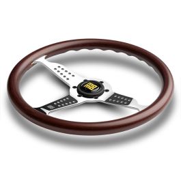 Momo MOMVSUPGPRIMZ35 Volante Super Grand Prix 350 Mz de Madera Caoba con Radios Cromados y Acabado Semimate Clásico Momo MOMVSUPGPRIMZ35 Volante Super Grand Prix 350 Mz de Madera Caoba con Radios Cromados y Acabado Semimate Clásico