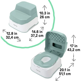 Ingenuity ING0012914171431 Orinal, Reductor de Inodoro y Escalón 3 en 1