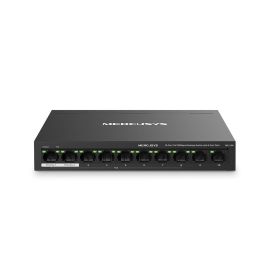 Mercusys MS110P Switch Gestionado Fast Ethernet 10/100 Mbps 10 Puertos RJ45 PoE con Full Duplex, Montaje en Pared, Color Negro Precio: 30.68999956. SKU: B1E57CZ78C
