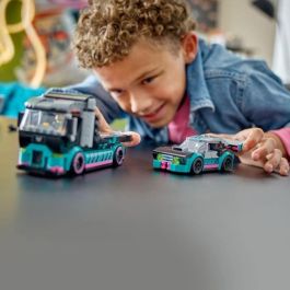 Juego de construccion coche de carreras y camión de transporte lego city Juego de construccion coche de carreras y camión de transporte lego city