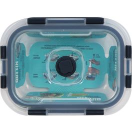 Quttin Fiambrera Rectangular con Tapa al Vacío 16x12 cm 375 cc (12 Unidades)