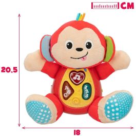 Peluche con Sonido Winfun Mono 18 x 20,5 x 12,5 cm (6 Unidades)