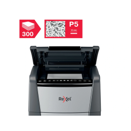 Trituradora de Papel Micro Corte Rexel Optimum Auto+ 300M 60 L