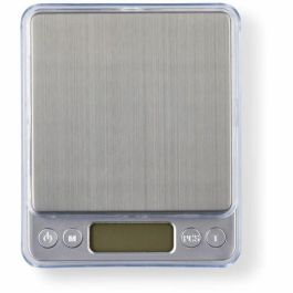 Livoo DOM474 Báscula Electrónica de Precisión con Bandeja de Acero Inoxidable, Máx. 500g, 6 Unidades, Pantalla LCD