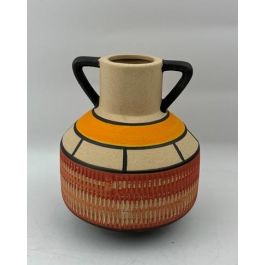 DKD Home Decor Jarrón Boho Terracota Multicolor Cerámica 13.4 x 15.6 x 13.4 cm (2 Unidades) Precio: 16.50000044. SKU: B1FLMXM29E