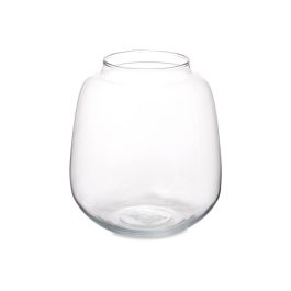 Jarrón de Cristal Ancho Pequeño Giftdecor 18x21x18 cm - Vidrio Transparente (4 Unidades) Jarrón de Cristal Ancho Pequeño Giftdecor 18x21x18 cm - Vidrio Transparente (4 Unidades)