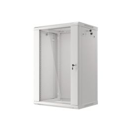 Lanberg WF01-6418-10S Armario Rack de Pared 18U, Color Gris, 60 kg de Capacidad Máxima Lanberg WF01-6418-10S Armario Rack de Pared 18U, Color Gris, 60 kg de Capacidad Máxima