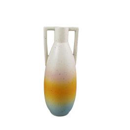 DKD Home Decor Jarrón Moderno Dolomite Colores Azul Naranja 10.8x28.5x11 cm - Pack de 4 Unidades Precio: 25.3011. SKU: B17L3XRQ6B