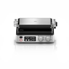 Braun BRA1697703395607 Parrilla multifunción Multi Grill 7, 2000 W, 3 posiciones de calentamiento, Negro/Acero