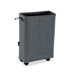 Cesto de ropa gris alargado con asa y malla Versa 19x58 cm (2 Unidades) Precio: 34.50000037. SKU: B1HRP62XBT