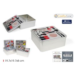 Estuche de Metal para Cosméticos 19.7 x 8 cm - Confortime por Inde (12 Unidades) Precio: 49.89000005. SKU: B1KLFVYAVB