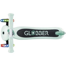 Patinete de 3 ruedas - GLOBBER - PRIMO LIGHTS - Verde pastel - Ruedas luminosas - 2 a 7 años - 50 Kg