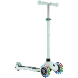 Patinete de 3 ruedas - GLOBBER - PRIMO LIGHTS - Verde pastel - Ruedas luminosas - 2 a 7 años - 50 Kg