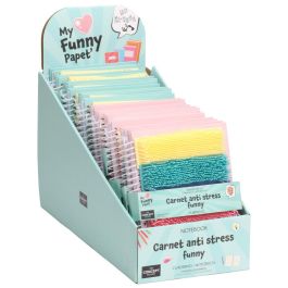 The Concept Factory Libreta Anti Stress Kawaii Cuaderno con Espiral y Tiras de Silicona de Colores Modelos Surtidos Panda o Gato