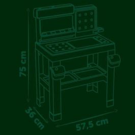 Smoby SMO3032163607403 - Banco de trabajo Bricolo Pro Black and Decker para niños, a partir de 3 años
