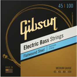 Gibson Juego Bajo Nickel Flatwound Escala Corta Medium 45-100 Precio: 42.50000007. SKU: B13LAN9MJM